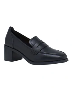 Hush Puppies Saviour Heeled Shoe In Black -Myer Clothing Shop 978818050 4 720x928