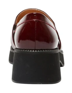 Emma Flat Loafers In Wine Patent Leather -Myer Clothing Shop 979024240 5 720x928