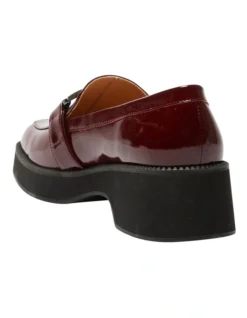 Emma Flat Loafers In Wine Patent Leather -Myer Clothing Shop 979024240 6 720x928