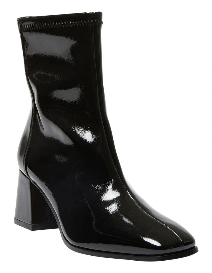 Hampton Boots In Black Crinkle Patent 2 Hampton Boots In Black Crinkle Patent - Image 2