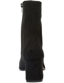Suede Hampton Boots In Black Stretch -Myer Clothing Shop 979030000 5 720x928