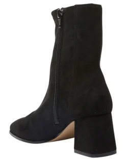 Suede Hampton Boots In Black Stretch -Myer Clothing Shop 979030000 6 720x928