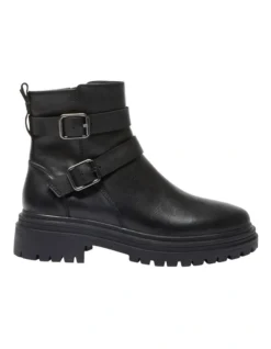 Kembla Leather Boots In Black