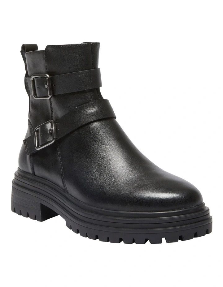 Kembla Leather Boots In Black 2 Kembla Leather Boots In Black - Image 2