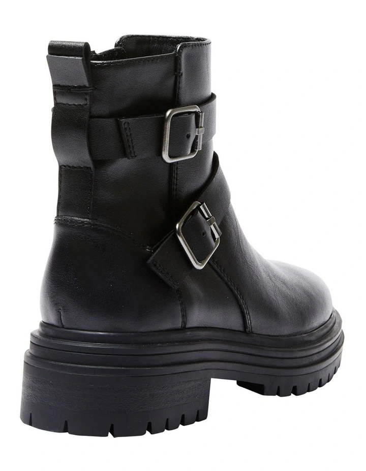 Kembla Leather Boots In Black 4 Kembla Leather Boots In Black - Image 4