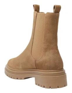 Kansas Boots In Taupe Suede Leather -Myer Clothing Shop 979035850 6 720x928