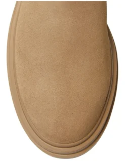 Kansas Boots In Taupe Suede Leather -Myer Clothing Shop 979035850 7 720x928