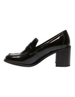 Sonya Heeled Leather Shoes In Black Patent -Myer Clothing Shop 979042960 3 720x928