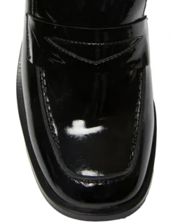 Sonya Heeled Leather Shoes In Black Patent -Myer Clothing Shop 979042960 7 720x928