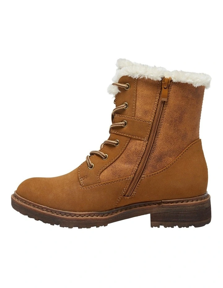 Bailey Boots In Chestnut Micro 3 Bailey Boots In Chestnut Micro - Image 3