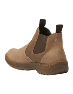 Emmett Boots In Taupe Micro 12 Emmett Boots In Taupe Micro -Myer Clothing Shop 979052140 6 720x928