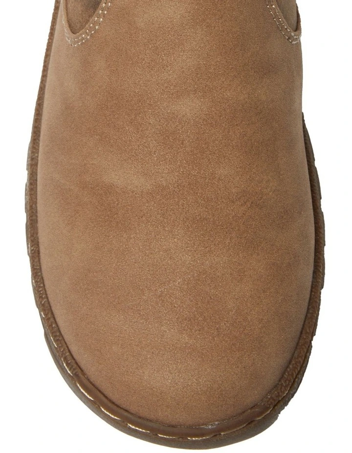 Emmett Boots In Taupe Micro 7 Emmett Boots In Taupe Micro - Image 7