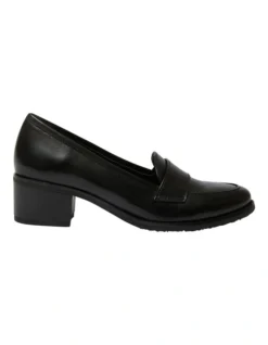 Napoli Leather Heeled Shoes In Black