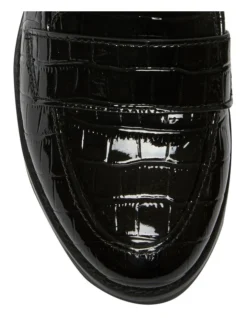 Napoli Heeled Shoes In Black Patent Croc Leather -Myer Clothing Shop 979053580 7 720x928