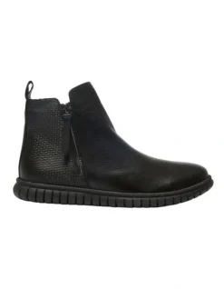 Factor Boots In Black Leather