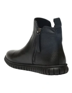 Factor Boots In Black Leather 12 Factor Boots In Black Leather -Myer Clothing Shop 979056550 6 720x928