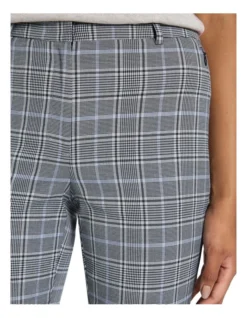 Plaid Habits Pant In Grey Multi -Myer Clothing Shop 979094440 3 720x928