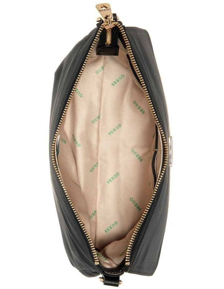 Guess Eco Gemma Shoulder Bagin Black 3 Guess Eco Gemma Shoulder Bagin Black - Image 3