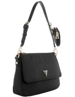 Guess Eco Gemma Shoulder Bagin Black 7 Guess Eco Gemma Shoulder Bagin Black -Myer Clothing Shop 979100830 4 720x928