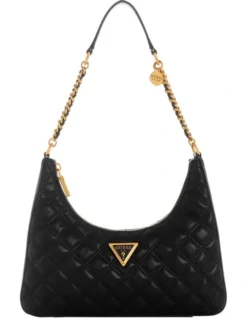 Guess Giully Shoulder Bag In Black