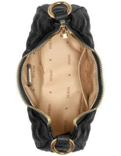 Guess Golden Rock Shoulder Bag In Black 6 Guess Golden Rock Shoulder Bag In Black -Myer Clothing Shop 979101190 3 720x928