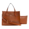 Guess Katey Tote Bag In Cognac