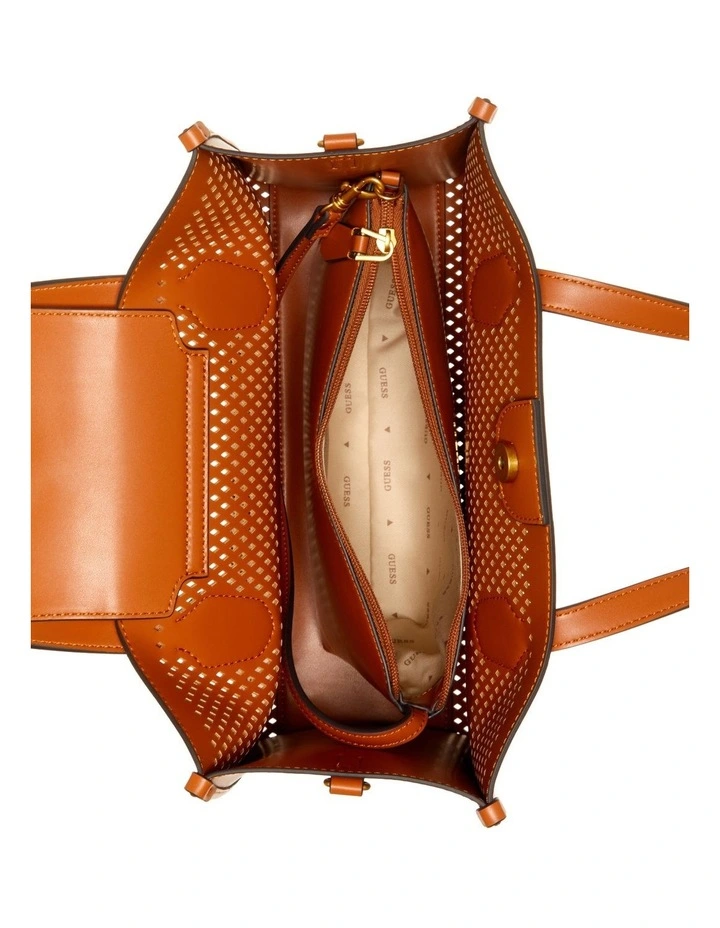 Guess Katey Tote Bag In Cognac 3 Guess Katey Tote Bag In Cognac - Image 3