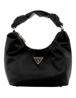 Guess Velina Hobo Bag In Black