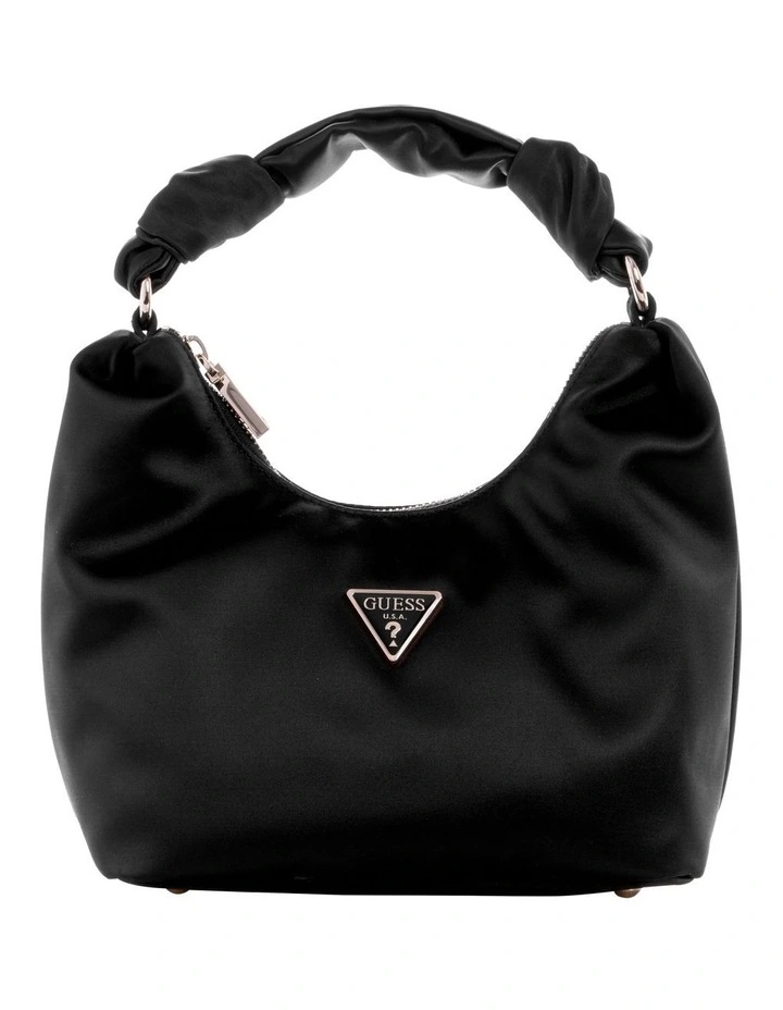Guess Velina Hobo Bag In Black 1 Guess Velina Hobo Bag In Black