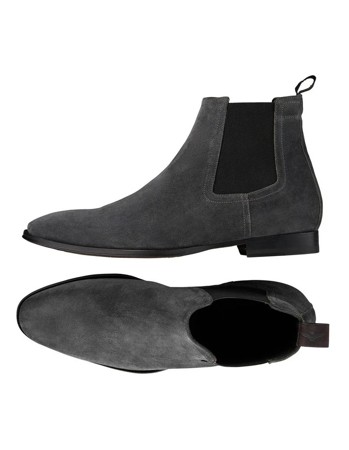 Osbourne 2.0 Suede Chelsea Boots In Grey 2 Osbourne 2.0 Suede Chelsea Boots In Grey - Image 2