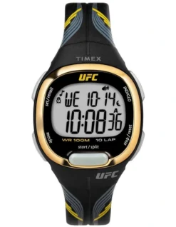 Timex UFC Black Medium Round Dial Digital Watch TW5M52000