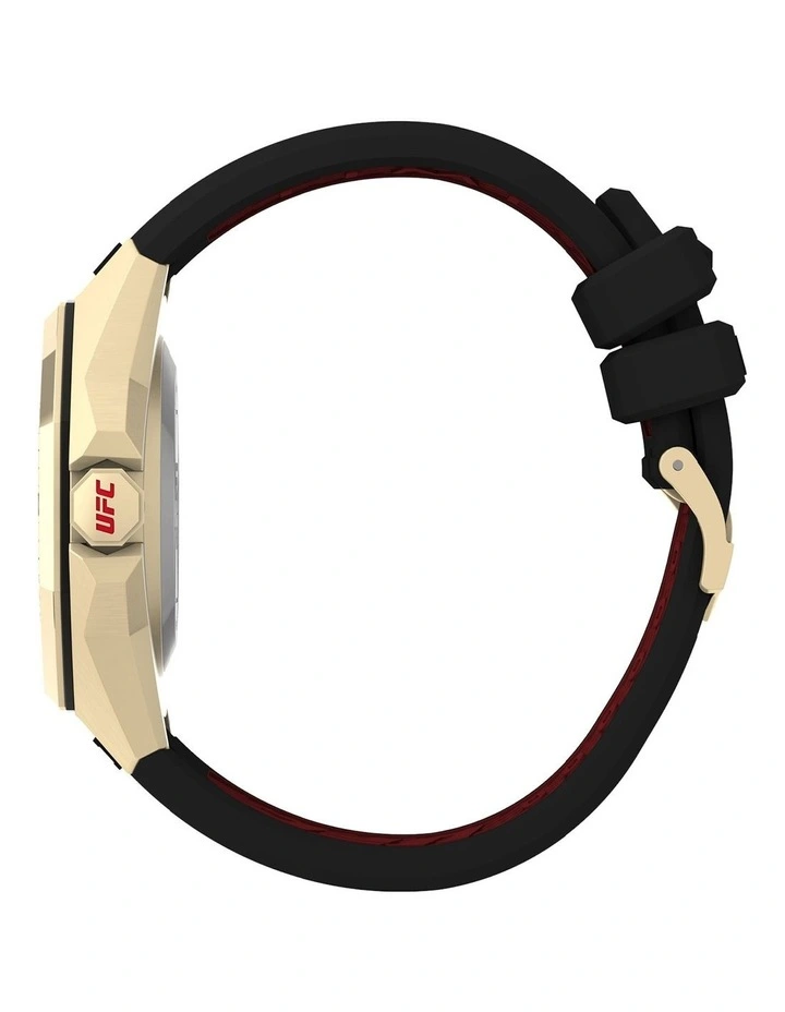 Timex UFC Black Medium Octagon Dial Analogue Watch TW2V57100 2 Timex UFC Black Medium Octagon Dial Analogue Watch TW2V57100 - Image 2