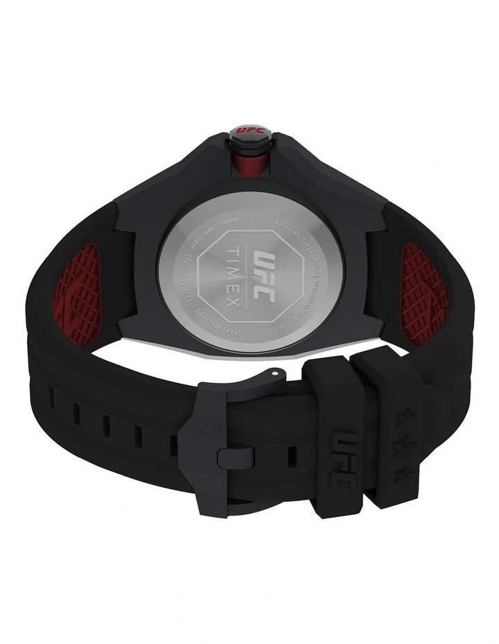 Timex UFC Black Medium Octagon Dial Analogue Watch TW2V57300 4 Timex UFC Black Medium Octagon Dial Analogue Watch TW2V57300 - Image 4