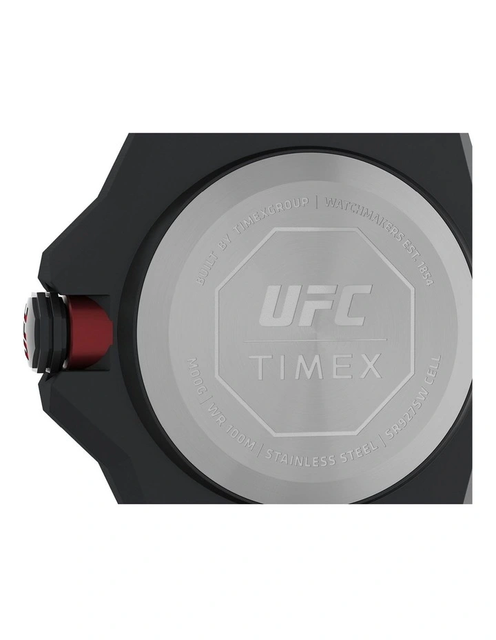 Timex UFC Black Medium Octagon Dial Analogue Watch TW2V57300 5 Timex UFC Black Medium Octagon Dial Analogue Watch TW2V57300 - Image 5