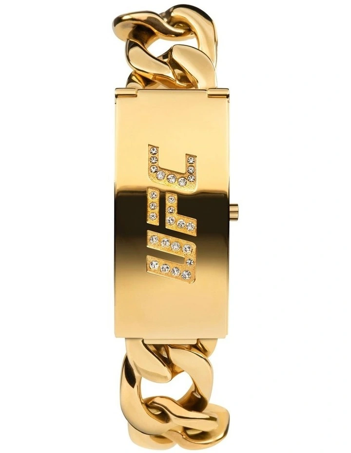 Timex UFC Stainless Steel Bracelet Rectangle Dial Analogue TW2V55500 Watch In Gold 1 Timex UFC Stainless Steel Bracelet Rectangle Dial Analogue TW2V55500 Watch In Gold