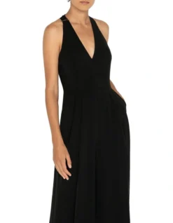 Twist Back Jumpsuit In Black -Myer Clothing Shop 979318450 3 720x928