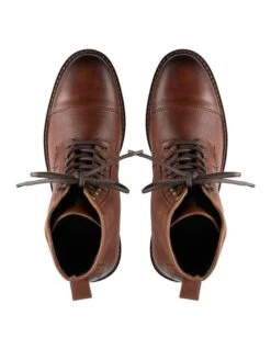 Mack Leather Military Boots In Brown -Myer Clothing Shop 979408000 3 720x928