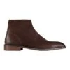 Wise Nubuck Zip Boots In Brown