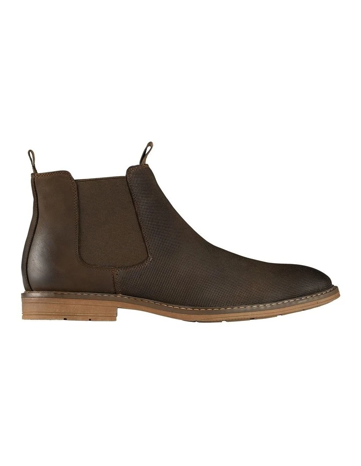 Miller Nubuck Chelsea Boots In Brown 1 Miller Nubuck Chelsea Boots In Brown