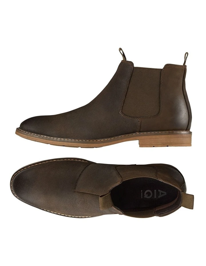 Miller Nubuck Chelsea Boots In Brown 2 Miller Nubuck Chelsea Boots In Brown - Image 2