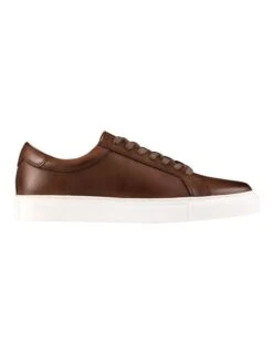 Nate Leather Sneakers In Brown