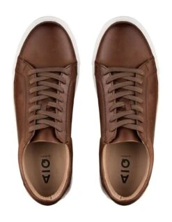 Nate Leather Sneakers In Brown 5 Nate Leather Sneakers In Brown -Myer Clothing Shop 979410790 3 720x928