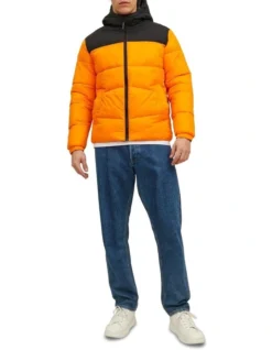 Jack & Jones Chili Puffer Collar Jacket In Exuberance -Myer Clothing Shop 979522930 5 720x928