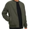 Jack & Jones Carlton Bomber Jacket In Peat