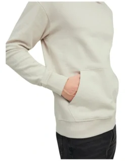 Jack & Jones Clean Sweat Hoodie In Cream -Myer Clothing Shop 979526350 5 720x928