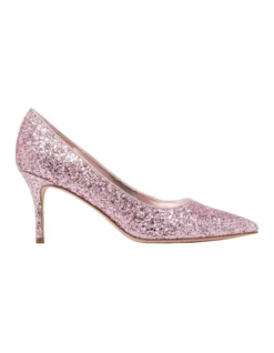 Nine West Mailin Glitter Pump In Pink