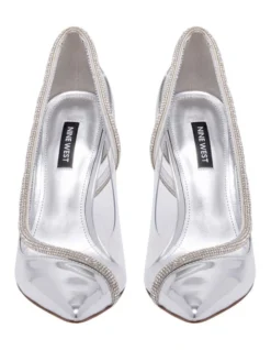Nine West Finna Pump In Silver 6 Nine West Finna Pump In Silver -Myer Clothing Shop 980031160 3 720x928