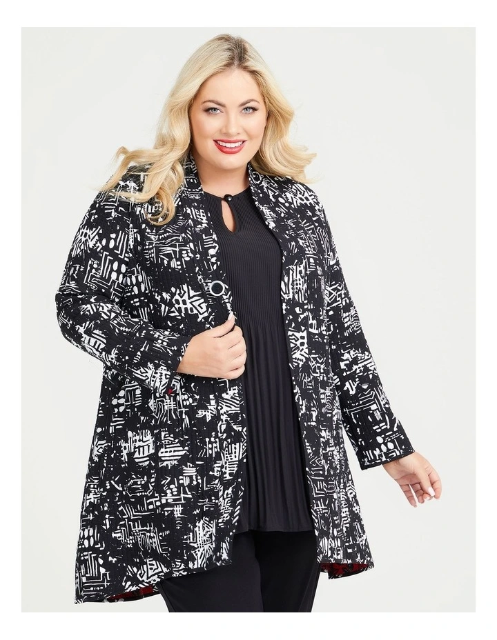 Reversible Quilt Natural Jacket In Multi 5 Reversible Quilt Natural Jacket In Multi - Image 5