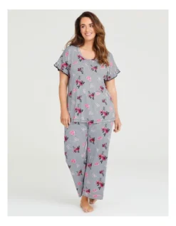 Bamboo Gingham Floral Pyjama Pant In Black Multi 5 Bamboo Gingham Floral Pyjama Pant In Black Multi -Myer Clothing Shop 980555230 3 720x928