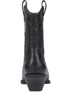 Howdy Cowboy Boots In Black 6 Howdy Cowboy Boots In Black -Myer Clothing Shop 980559100 3 720x928